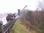 M 60 auf der Autobahn 7 bei Bispingen: Reparatur eines Regenwasserablaufs
